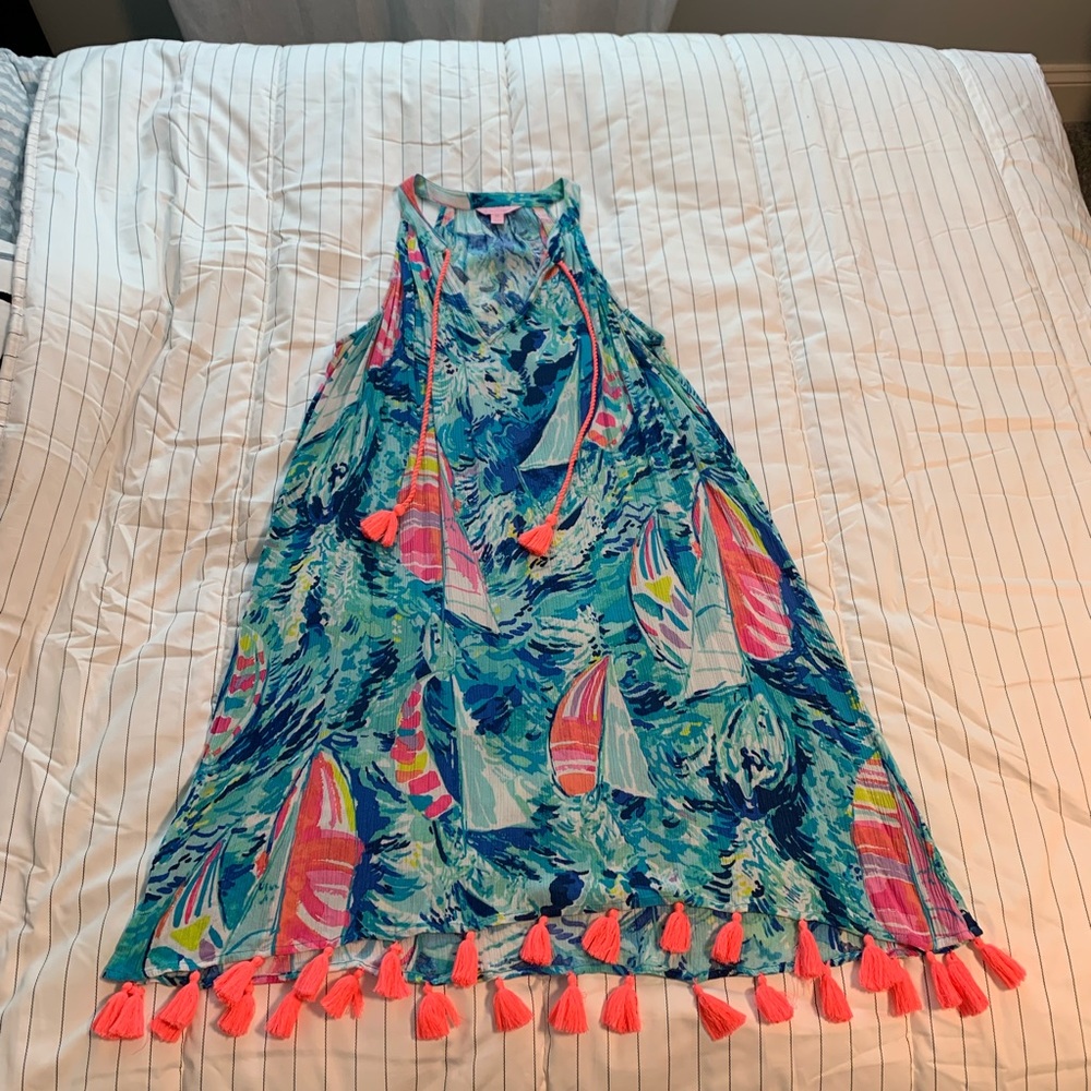 Lilly Pulitzer Sailboat Swing Dress